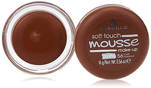 Image of essence Soft Touch Makeup Mousse - Foundation No. 56 - Matte Brown - For Combination Skin - Imperfect Skin - Vegan - Fragrance-Free - Alcohol-Free - 16 g