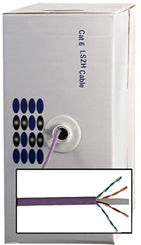 Image of Pro Power CAT6LOWS mZH Cat6 Network LSZH Cable, Purple, 305 m