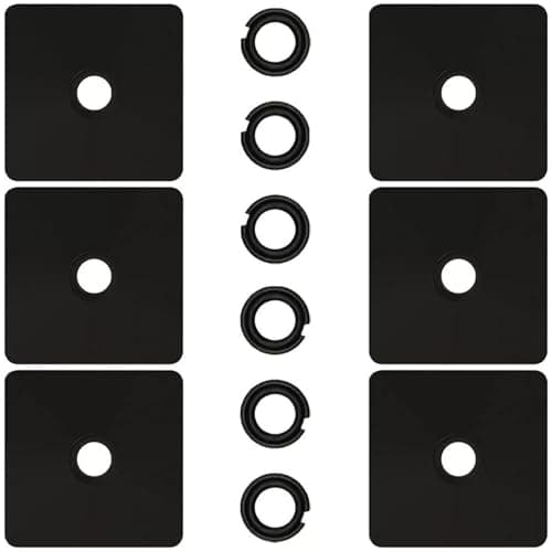 Image of BODYA 6 Sets Type 3/8" Impact Wrench Retaining Ring Clips with 6 Pieces O-Rings for Millwaukeee
