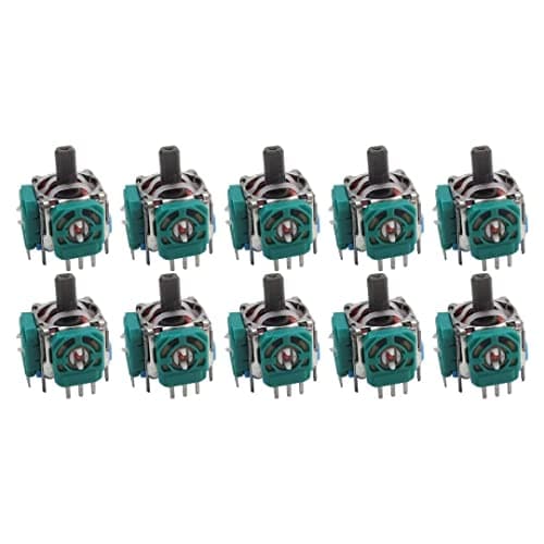 Image of 10Pcs Analog Stick Joystick Replacement for PS4 Dualshock 4 Xbox One, Controller Replacement Part, Blue