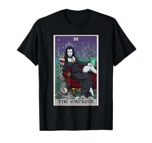 Image of The Empress Tarot Card Halloween Vampire Gothic Horror Witch T-Shirt