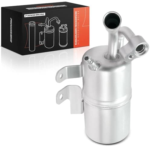 Image of Frankberg Dryer for Air Conditioning Compatible with D Focus 1998-2007 AC Receiver Drier Aluminium Silver Replace# XS4H19E647AH