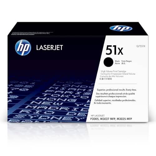 Image of HP Q7551X 51X High Yield Original LaserJet Toner Cartridge, Black, Single Pack