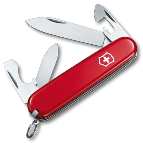 Image of Victorinox, Recruit, Swiss Army Pocket Knife, Medium, Multi Tool, Camping, 10 Functions, Blade, Can Opener, Screwdriver 3 mm