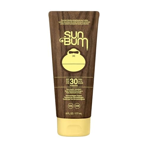 Image of Sun Bum Original SPF 30 Sun Cream Lotion, Moisturizing Sunscreen with Vitamin E, Vegan and Reef Friendly, Broad Spectrum UVA/UVB Protection, 177ml