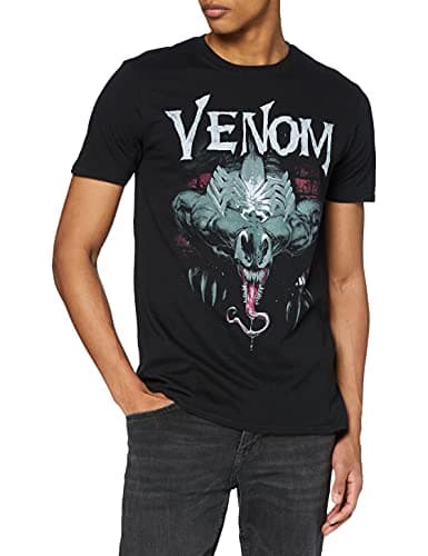 Image of Marvel Men's Venom Sneak T Shirt, Black, M UK