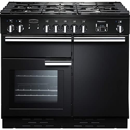 Image of Rangemaster Professional Plus PROP100DFFGB/C 100cm Dual Fuel Range Cooker - Black
