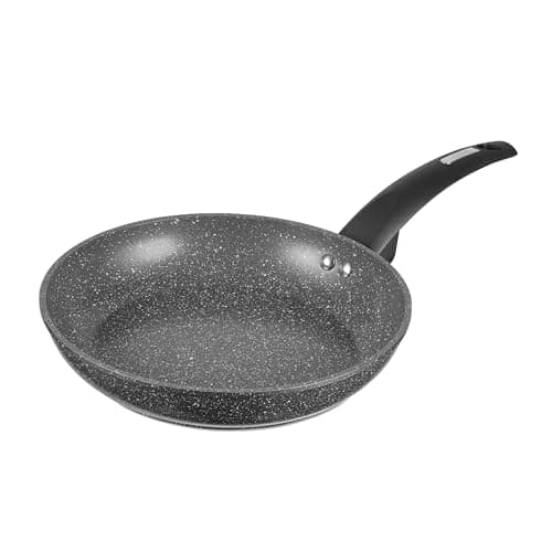 Image of Tower Cerastone T81232 Forged Frying Pan with Non-Stick Coating and Soft Touch Handles, 24 cm, Graphite