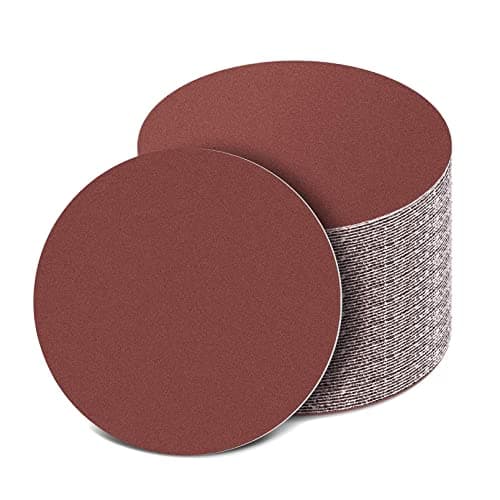 Image of 150mm Sandpaper, 50pcs 6 Inch Sanding Discs Hook and Loop Disc Sanding Pads for Random Orbital Sander(40/80/120/180/240 Grit)