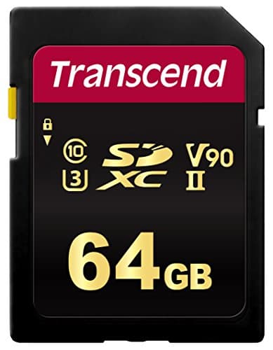 Image of Transcend SDC700S 64GB SDXC V90 Class 10 UHS-II U3 Memory Card for 8K DSLR Cameras & Advanced Camcorders TS64GSDC700S