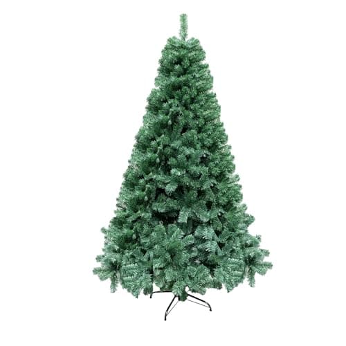 Image of SHATCHI 6ft/1.8m Alaskan Pine Green Artificial Christmas Tree Bushy 550 Tips Xmas Home Decorationations Decorations