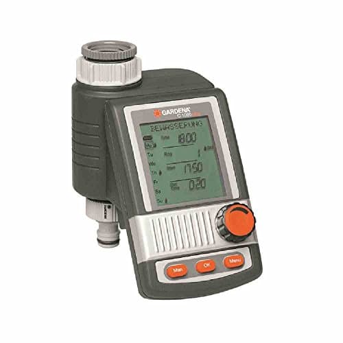 Image of Gardena 01864-20 Water Computer Master Control, Black/Grey/Orange, 10 x 8 x 5 cm
