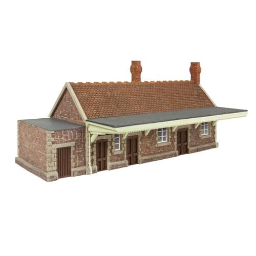 Image of Hornby - R7391 OO Gauge GWR Dunster Station - Model Railway Accessories, Miniature Diorama Scenery for Hornby - Train Sets - Lifelike Building Models - Scale 1:76