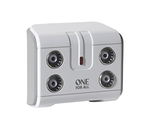 Image of One For All SV9604 4 Way Signal Booster/Splitter for TV