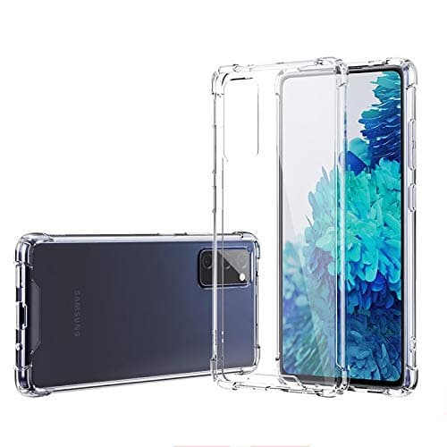 Image of Totill Case for Samsung Galaxy S20 FE 4G 5G, Crystal Clear [Anti-Yellow] [Shock Absorption] Phone Cover for Samsung S20 FE Funda, Smartphone Coque, Mobile Phone Basic Hülle (6.5 inch) -Transparent