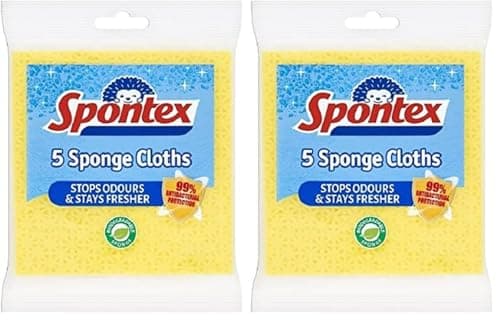 Image of Spontex Sponge Cloths, Pack of 10