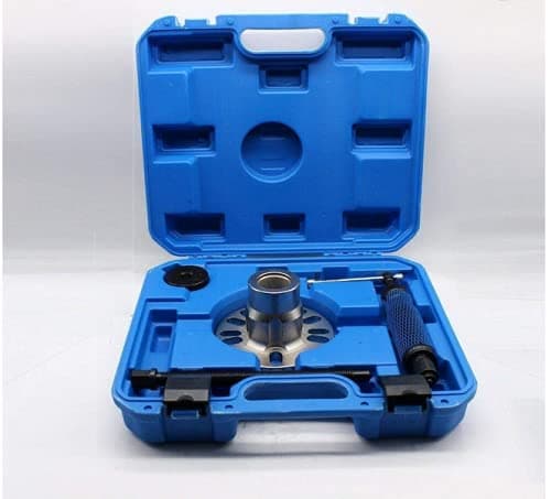 Image of Tyvotrend 10T Hydraulic Wheel Bearing Puller Tool Set, Hydraulic Drive Shaft Extractor Tool, Hub Pullers Wheel Bearing Removal Kit, for 4-Hole or 5-Hole Wheels, 96-125mm (Blue)