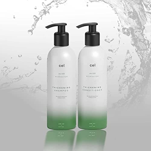 Image of Cel Microstem Natural Hair Thickening Shampoo & Conditioner Set – Stem Cell Anti Thinning Shampoo – Professional Grade Biotin – Sulphate & Paraben Free - Suitable for Men and Women
