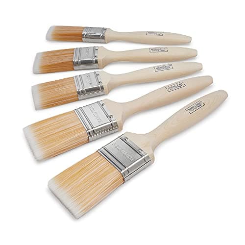Image of Hamilton For The Trade Fine Tip Brushes | 5 Brush Pack | 1", 1.5", 2", Brown