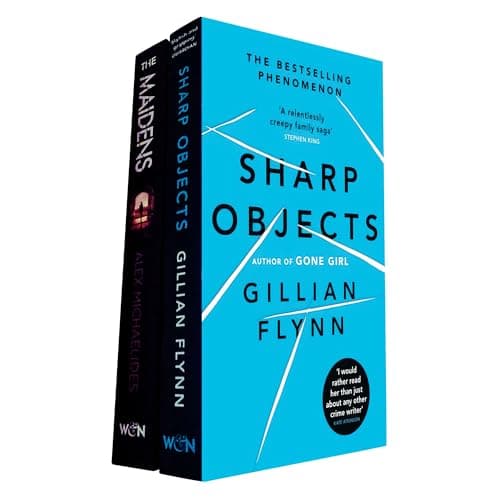 Image of Dark Psychological Thrillers Set: Includes Sharp Objects by Gillian Flynn & The Maidens by Alex Michaelides – Gripping Tales of Suspense, Secrets, and the Human Psyche