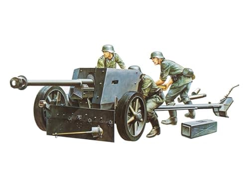 Image of Tamiya German Anti-Tank Gun 1:35 Plastic Model Assembly Kit