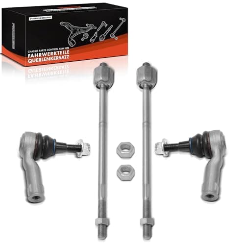 Image of Frankberg 2x Tie Rod End Track Rod End + 2x Ball Joint Assembly Front Axle Compatible with Ran.ge Ro.ver IV L405 2.0L-5.0L 2012-2024 Ran.ge Ro.ver Sport L494 2.0L-5.0L 2013-2024 Replace# LR033534