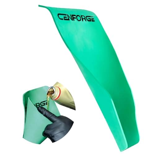 Image of Flexible Oil Funnel Draining and Refill Tool – Universal Guide for Mess-Free Fluid Changes, Reusable Automotive Tool for Cars, Trucks & Motorcycles (Color: Green)