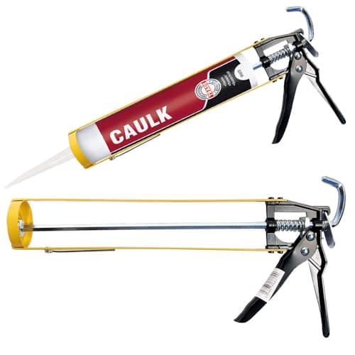 Image of NEW 11" DECORATORS CAULKING GUN MASTIC GLUE SKELETON SEALANT UPTO 400ML CARTRIDGE INCH | PROFESSIONAL BUILDERS TOOL | BUILDERS CONSTRUCTION