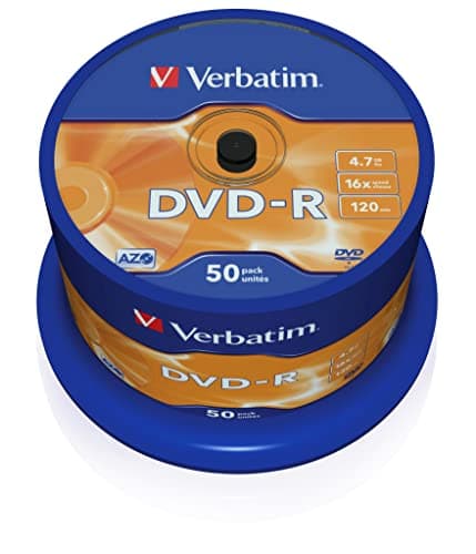 Image of Verbatim 50PK 4.7GB 16X DVD-R Spindle