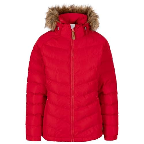 Image of Trespass Womens Padded Hooded Casual Jacket Zip Off Hood Nadina