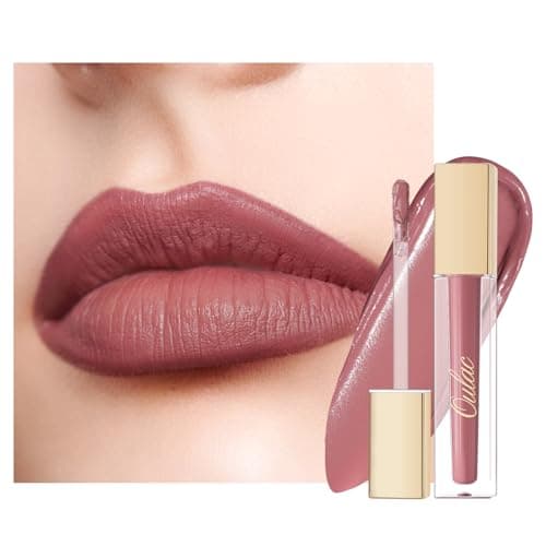 Image of Oulac Pink Matte Liquid Lipstick for Women, Long Lasting Lipstick Waterproof Lip Stain, No Transfer, Creamy High Pigmented Formula with Rose Oil, Vegan & Cruelty-Free, Rose Pink M26