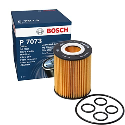Image of Bosch P7073 Car Oil Filter - Separates Soot and Metal Particles from Engine Oil - Provides Reliable Engine Lubrication