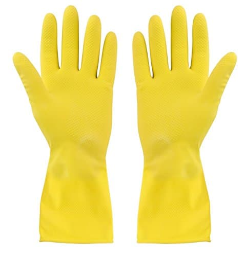 Image of Elliott Extra-Large Rubber Gloves, Yellow