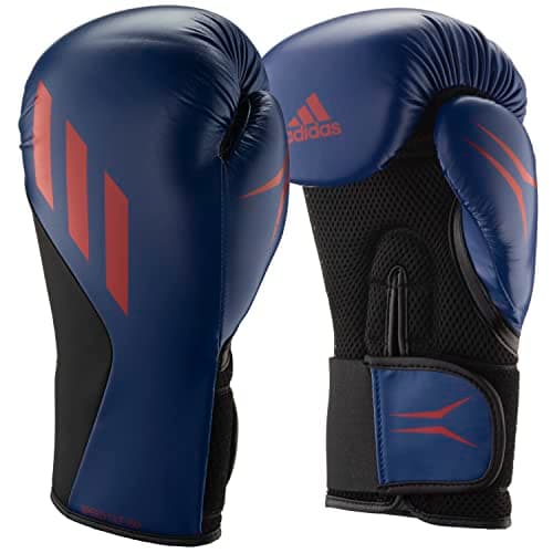 Image of adidas Speed TILT 150 - with New Tilt Technology - for Men, Women, Unisex - for Boxing, Punching Bag, Kickboxing, MMA, and Training - (Royal/Met Black/Solar Red, 12oz)