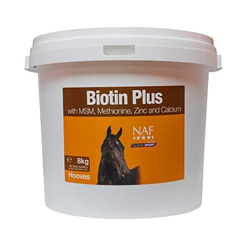 Image of NAF Biotin Plus 8kg – Comprehensive Hoof Supplement for Horses – With Biotin, MSM, Methionine, Zinc & Calcium – Supports Healthy Hoof Growth & Strength
