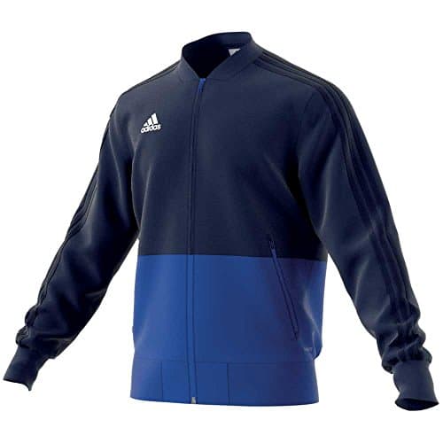 Image of Adidas Condivo 18 Presentation Jacket - Dark Blue/Bold Blue/White, Small