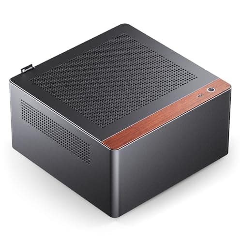 Image of Jonsbo N10 PC Case Black - Mini Tower for Mini-ITX, with 2 Fans, up to 4 x 2.5 Inch SSDs, Compact Case for HTPC, NAS & Office Systems