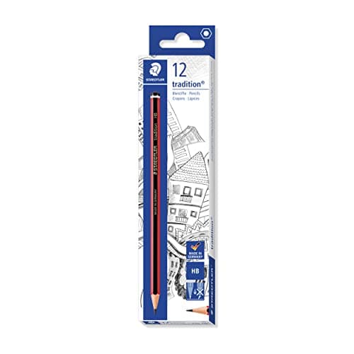 Image of STAEDTLER 110-HB Tradition Graphite Pencil for Drawing & Sketching - HB (Box of 12)