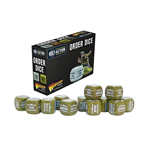 Image of Order Dice for Bolt Action (Olive Drab)