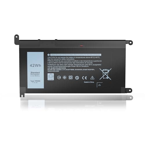 Image of YRDD6 Battery Compatible with Dell inspiron 15 3000 5000 3583 3593 3582 3584 3501 5582 5584 5593 5594 5598 5585 14 3493 5481 5482 5485 5491 5493 7586 Vostro 5481 1VX1H P93G P75F 11.4V 42Wh