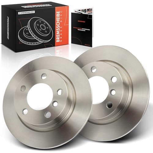 Image of Frankberg Brake Disc Set incl. 2x Discs Rear Solid Ø280mm Compatible with M.i.n.i Countryman R60 M.i.n.i Paceman R61 Replace# 34209804830