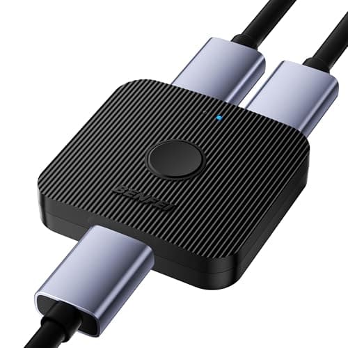 Image of BENFEI HDMI Switch, 4K HDMI Switcher 2 Input 1 Output, 1 Input 2 Output, Supports 4K 3D HD 1080P Compatible for Firestick, Xbox PS4 Roku HDTV
