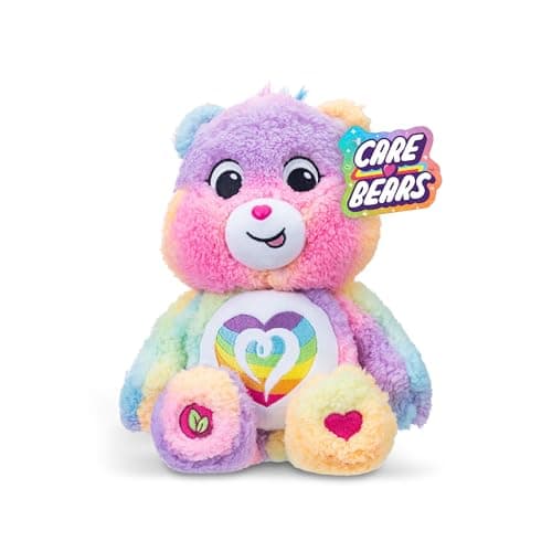 Image of Basic Fun Care Bears 35cm Medium Plush – Togetherness Bear Cosy Collection – Super Soft Eco-Friendly Toy with Belly Badge – Huggable Collectible for Kids & Fans, 14"