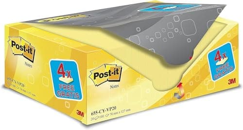 Image of Canary Yellow Post-it Notes – 2000 Sheets, Versatile Self-Sticking Notes for Organizing to-Do Lists, Quick Reminders, and Note Taking, School and Office Supplies, Extra Large Value Pack