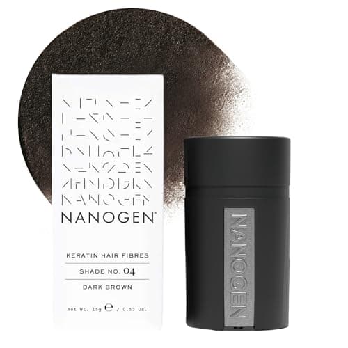 Image of Nanogen Keratin Thickening Hair Fibres, 15 g, Dark Brown