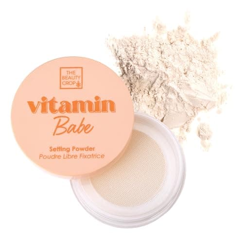 Image of The Beauty Crop Vitamin Babe Setting Powder - Talc-Free Loose Powder for Flawless Finish - Translucent Shade - 0.35 oz
