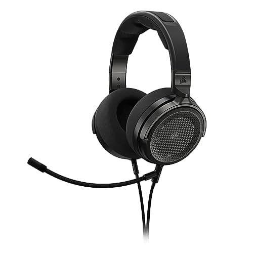 Image of Corsair VIRTUOSO PRO Wired Open Back Gaming Headset - Detachable Uni-Directional Microphone - 50mm Graphene Drivers - 20Hz-40 kHz Frequency Reponse - Carbon