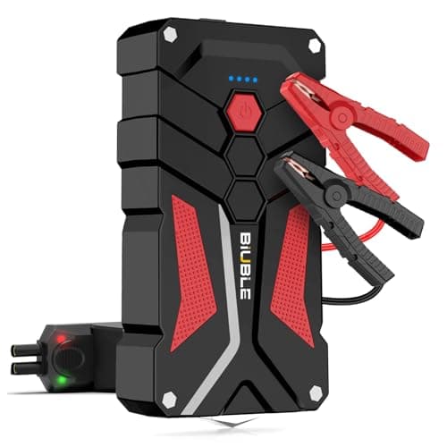 Image of BIUBLE Jump Starter 5000A Car Battery Booster Jump Starter 12V Portable Power Pack (up to 9.0L Gas or 8.5L Diesel Engine), Car Starter Power Bank with LED Flashlight,Force Start