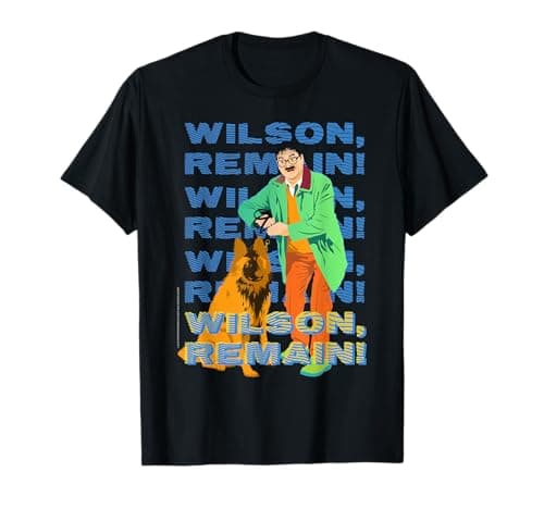 Image of Friday Night Dinner Jim Wilson Pop Art Remain Dog Lover LOL T-Shirt