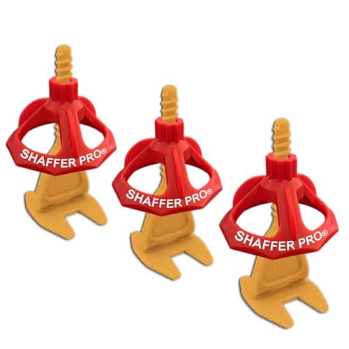 Image of Tile Levelling System 3 mm 200 Clips + 100 Reusable twisters 3 – 22 mm Tile Thick SHAFFER PRO spacers 3mm tiling Tools aid for Floor Tiles/Wall Tiling kit